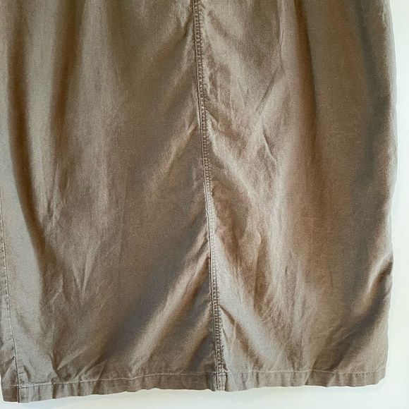 VTG Bill Blass Jeans Woman Sleeveless Linen Blend Long Sheath Dress || SZ 2X - Picture 6 of 10